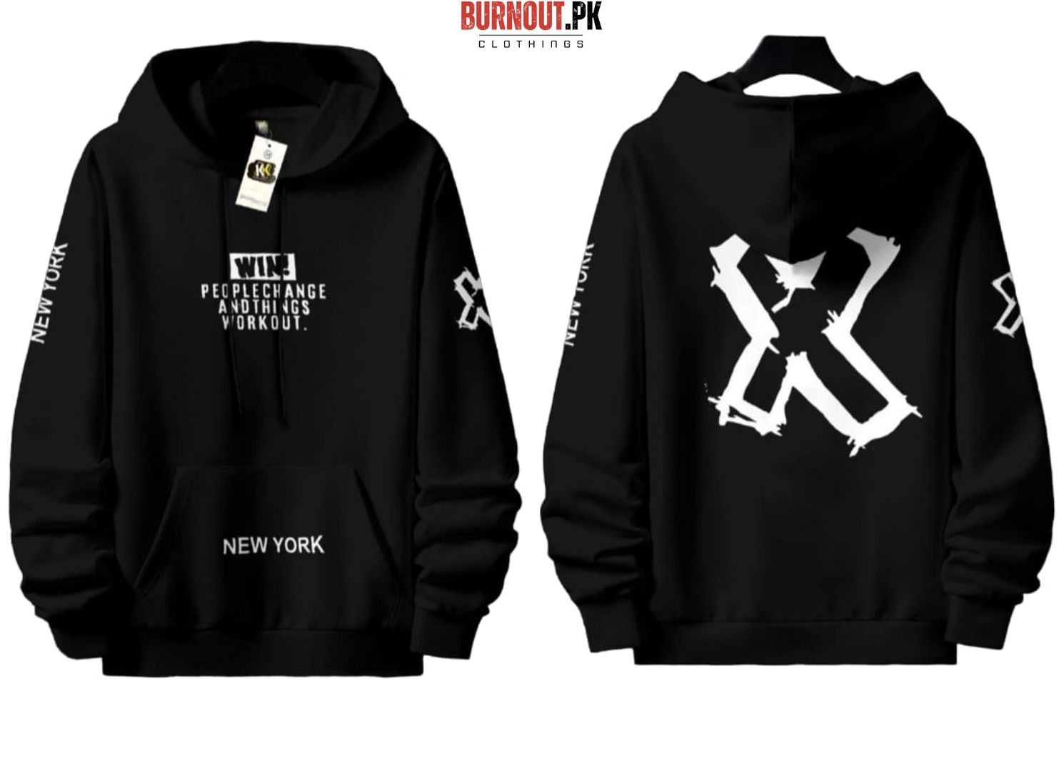 BURNOUT.PK NEW TRENDY WINTER COLLECTION PREMIUM QUALITY WIN X FRONT BACK PRINTED HOODIES FOR MENS AND BOYS