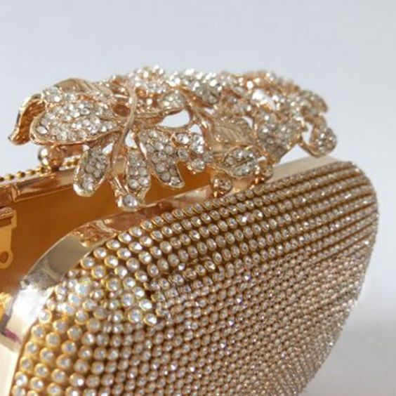 Flower stones Evening Clutch Fancy clutch