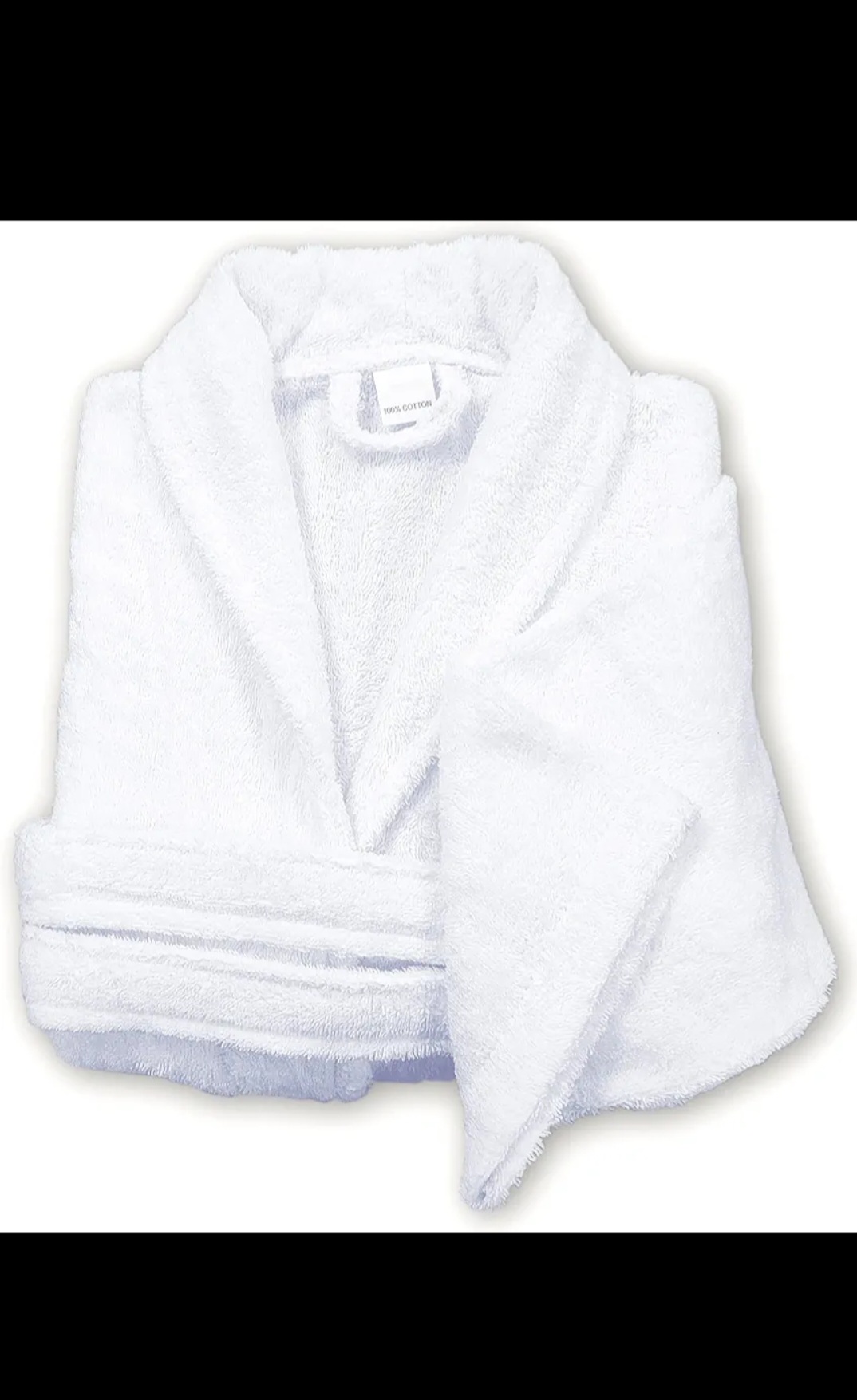 Soft & Comfy 100% Cotton Toweling Bath Robe - Spa & Hotel Style for Men & Women