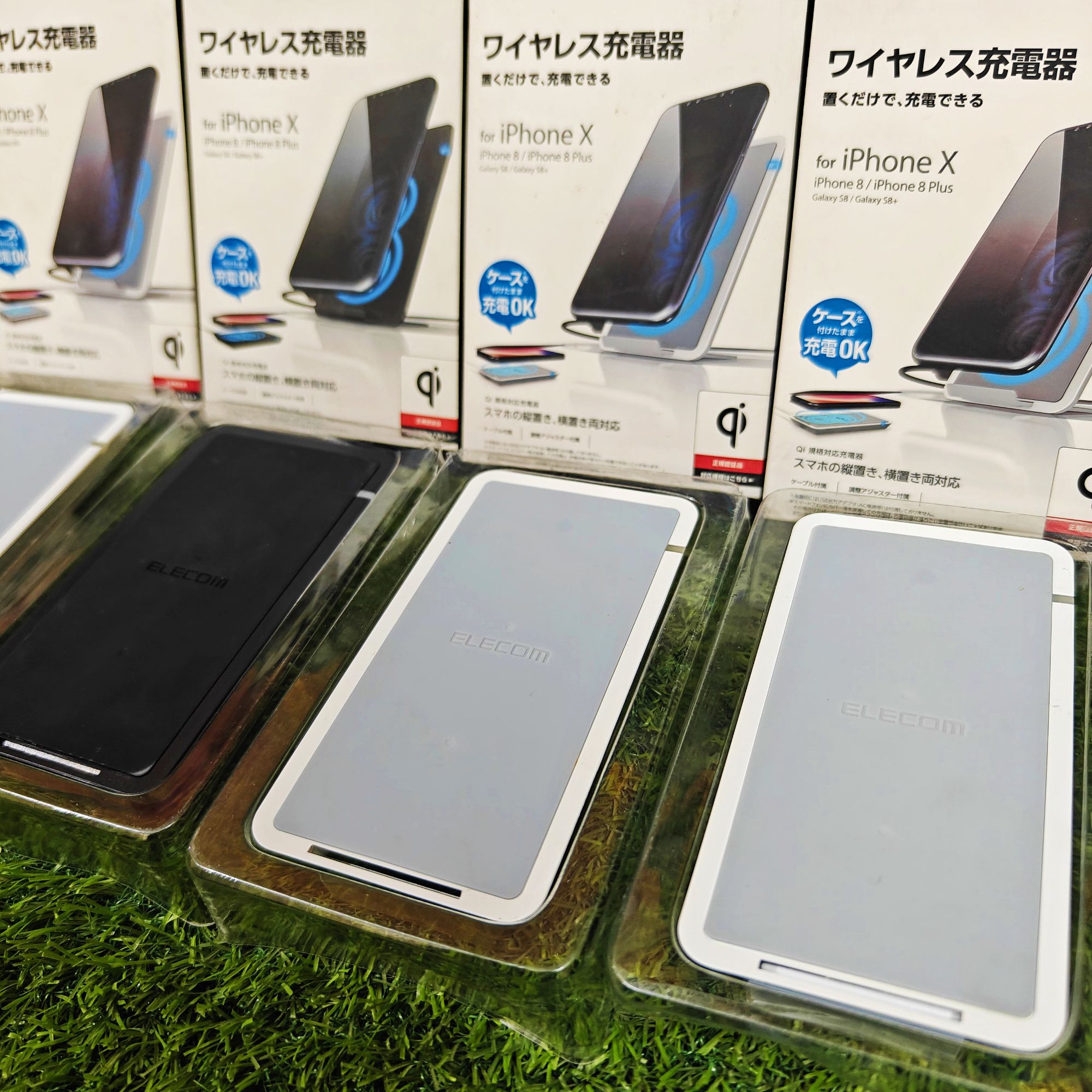 Wireless charger 5W For All Phones And Airpods And SmartWatches support 100% Original Elecom Wireless charger universal wireless charger