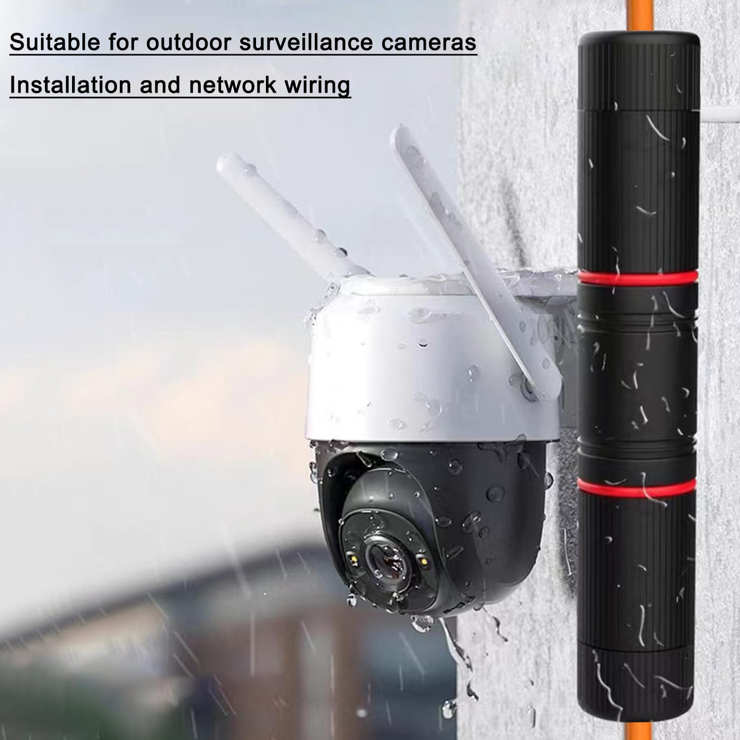 RJ45 Connector Waterproof IP67 Ethernet Network Cable Connector Coupler Outdoor Lan Coupler Adapter Female for Cat5e CAT6