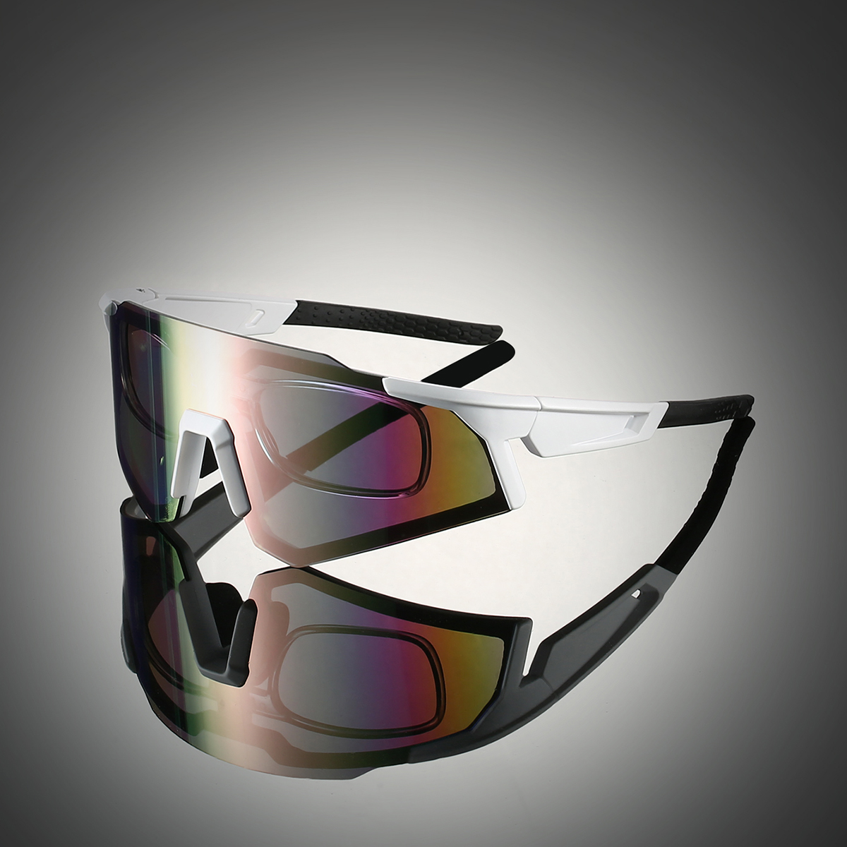 KAMMPT Rimless Sports Goggle Men Fashion Mirror Protective Sunglasses for Cycling Women 2025 New Trendy Anti-UV Outdoor Shades
