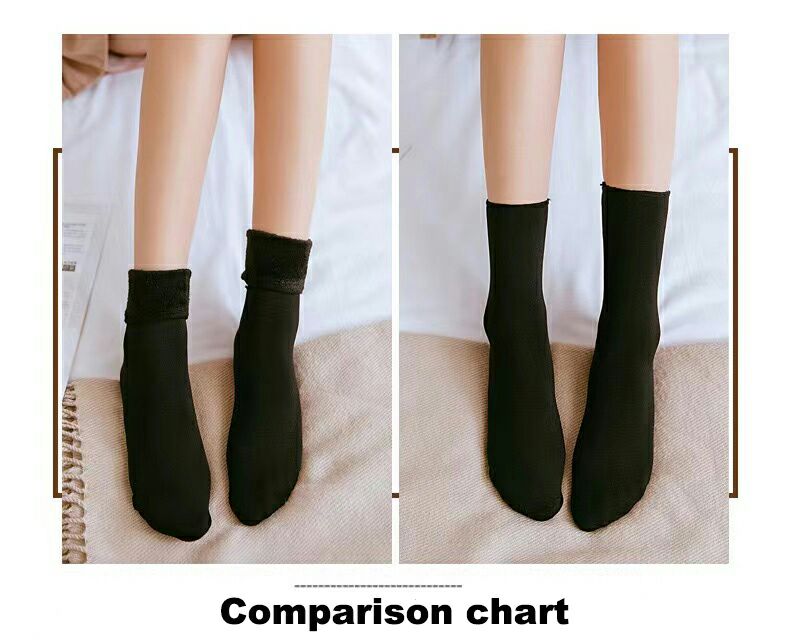 Winter Warm Socks for Men and Women, Nylon Velvet Cashmere Thermal Snow Boots