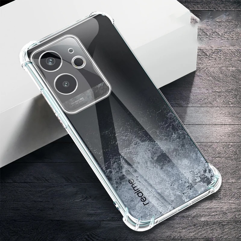 Realme GT 6 Chinese Version Back Cover Crystal Transparent Soft Clear Silicon Ultra Thin Protective Case