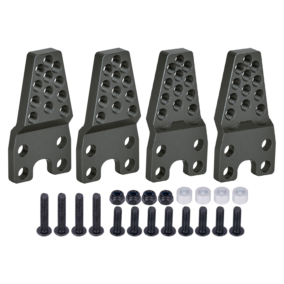 Aluminium Shock Absorber Mount Adjust Height Angle Stand for 1/10 RC Crawler Car Axial SCX10 90046 TRX-4 D90 D110 Upgrade