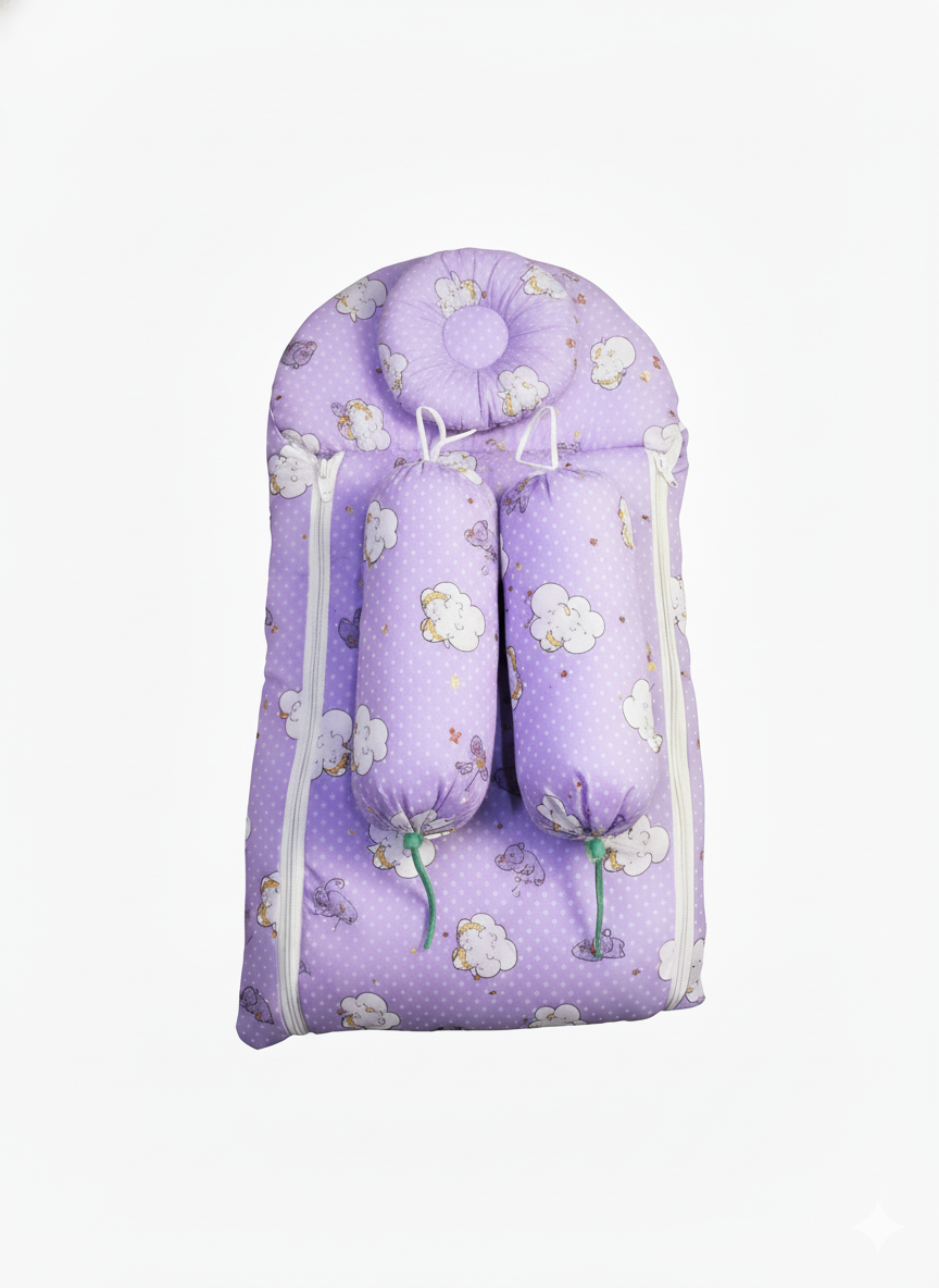 High quality baby 4pcs bister in premium Quality cozy And Soft quality baby bister in premium Quality in random colours and designs