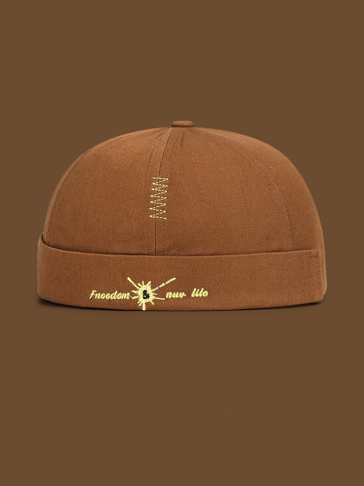 Personalized Letter Embroidery Farmer Hat - Unisex, Versatile, Trendy Hip-Hop Cap