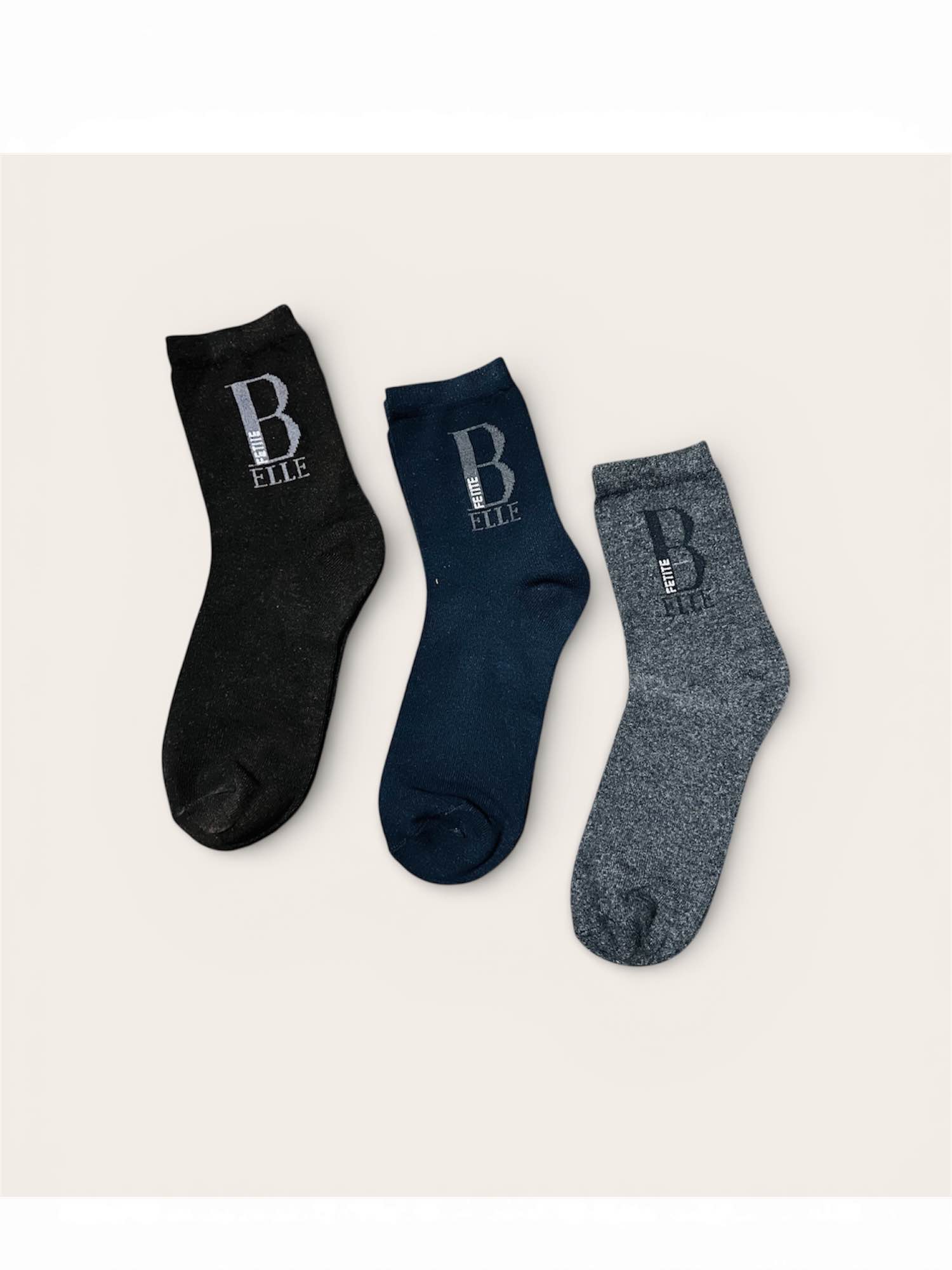 3pair of B-ELITE Mens Crew Socks
