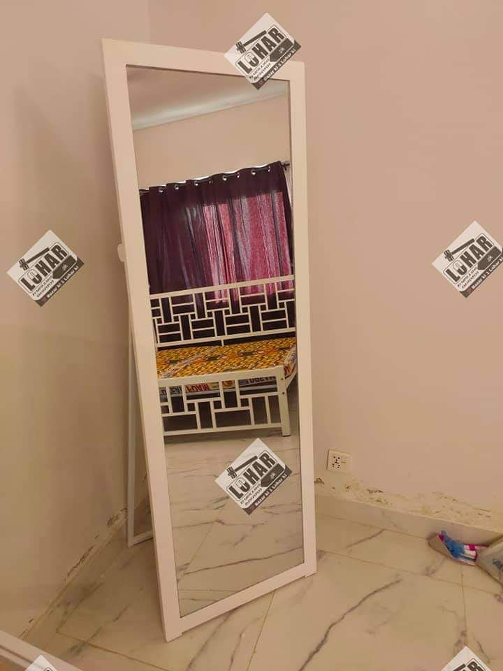 Full Length Mirror with Adjustable Frame (5mm Mirror) / Heavy weight ...