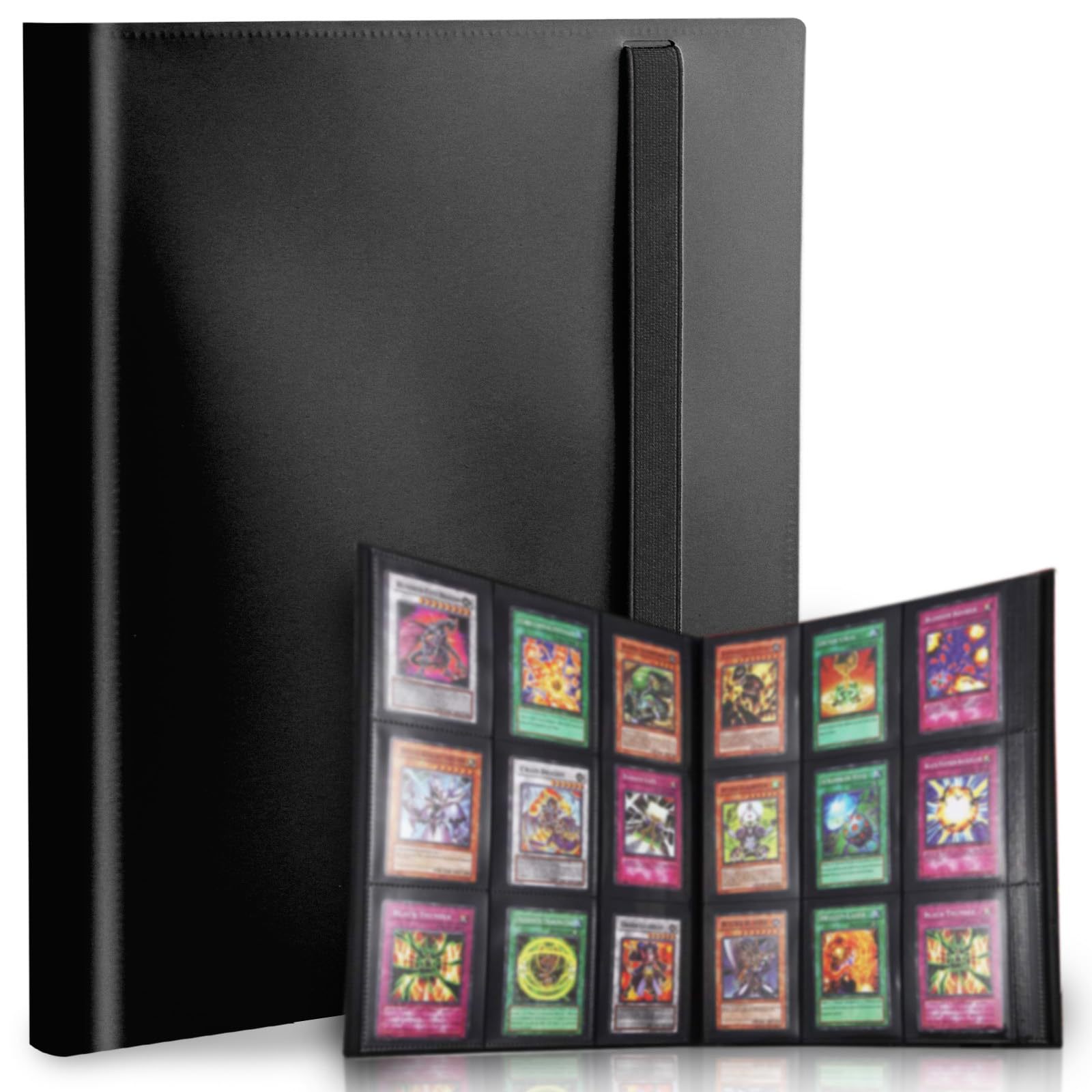 160/360 Cards Capacity Pocket Holder Binders Albums For Pokemon Yugioh Baseball Football Sports Game Card Book Sleeve Binder