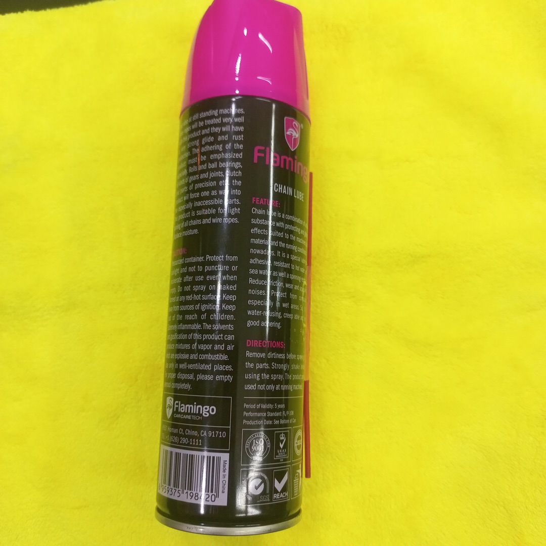 Chain Lubricant Flamingo Chain Lube 220ml for heavy Bikes and Motorcycles