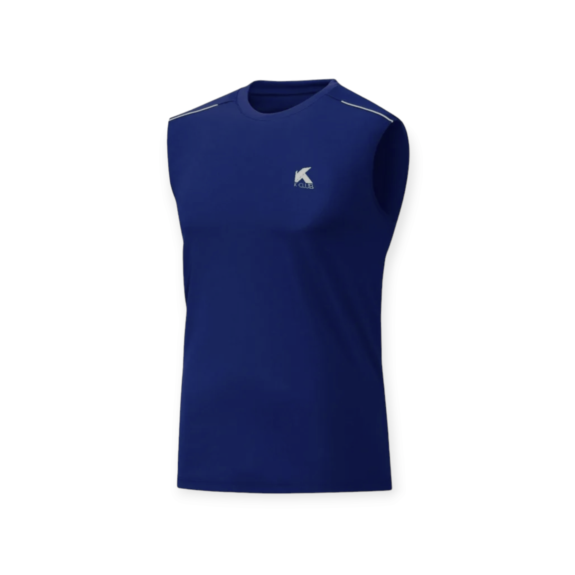 K Club Sleeveless Gym / Sports Tank Top Classico Blue