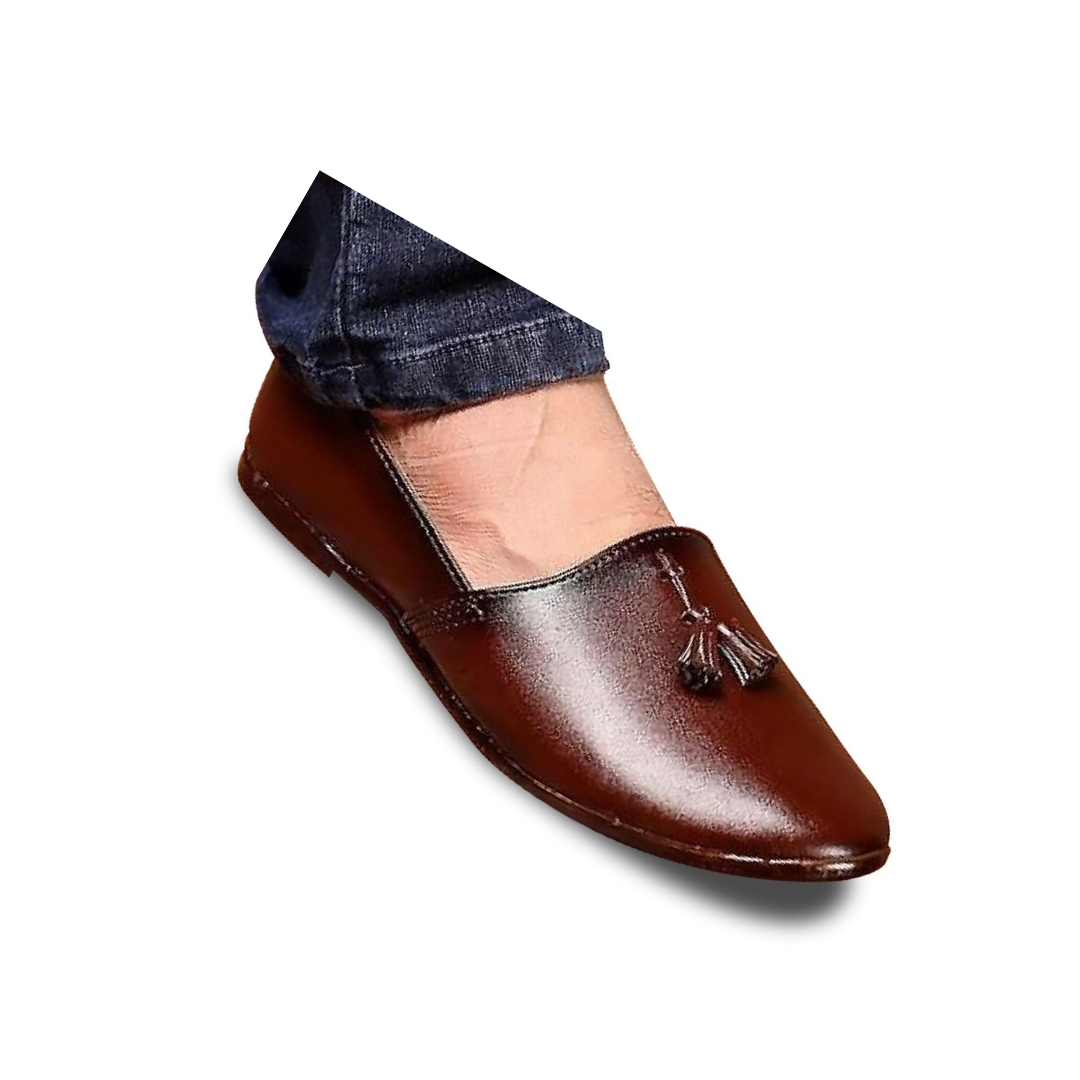 Cut Shoes For Men - Brown Color