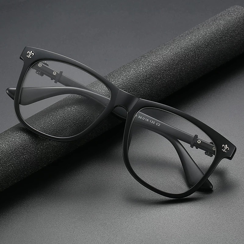 Fashion Glasses Frame Women Anti Blue Light Men Business Large Square Eyeglasses Vintage Prescription Eyewear
