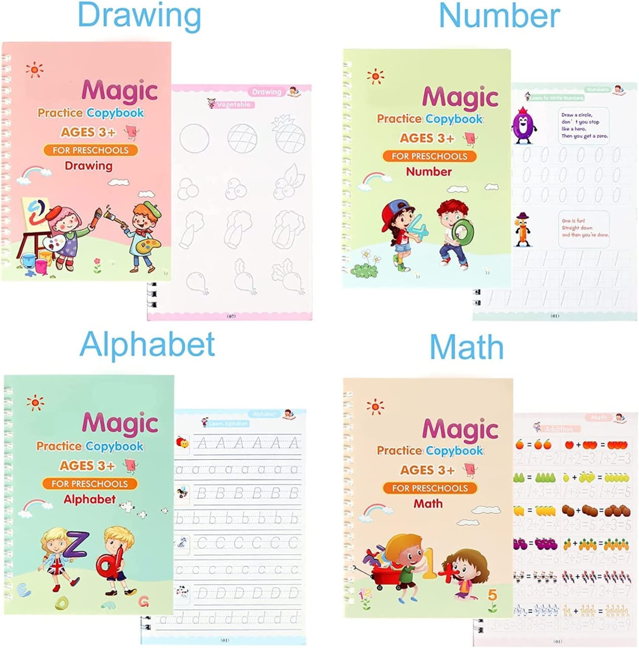 Kids Magic Practice Copybooks