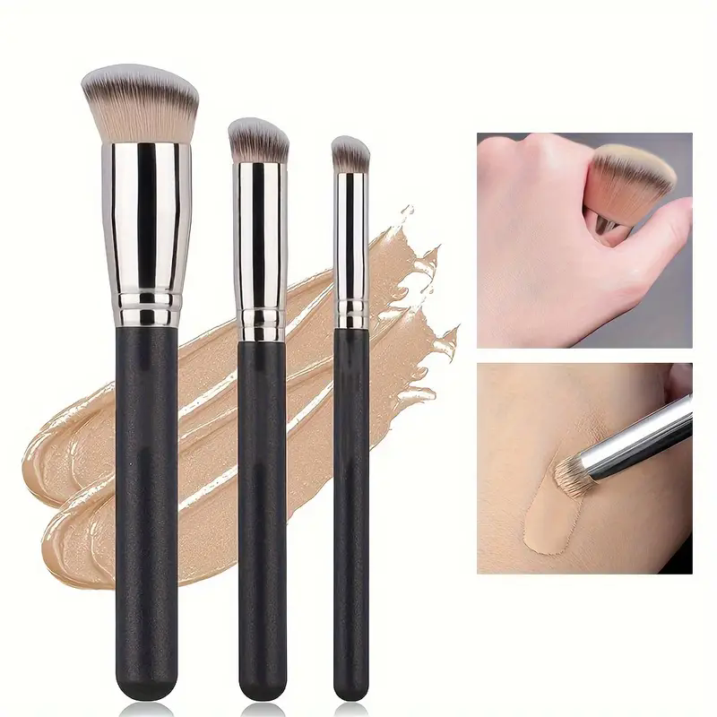 Foundation Concealer Brush Premium Contour Blusher Brushes, Flawless Under Eye Dense Face Makeup Brush For Blending Makeup Brush