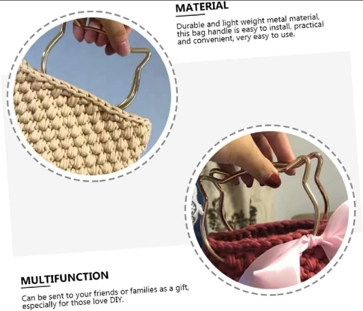 Portable Bag Handle Ring - Handle For Pearls Bags - Handles For Wedding Clutches