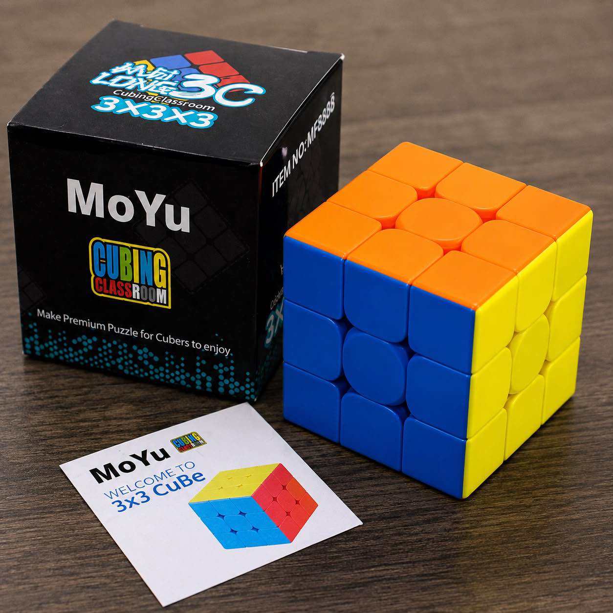 MoYu 3x3 Speed Cube – Smooth & Fast Turning Puzzle | Stickerless Magic Cube for Kids & Adults