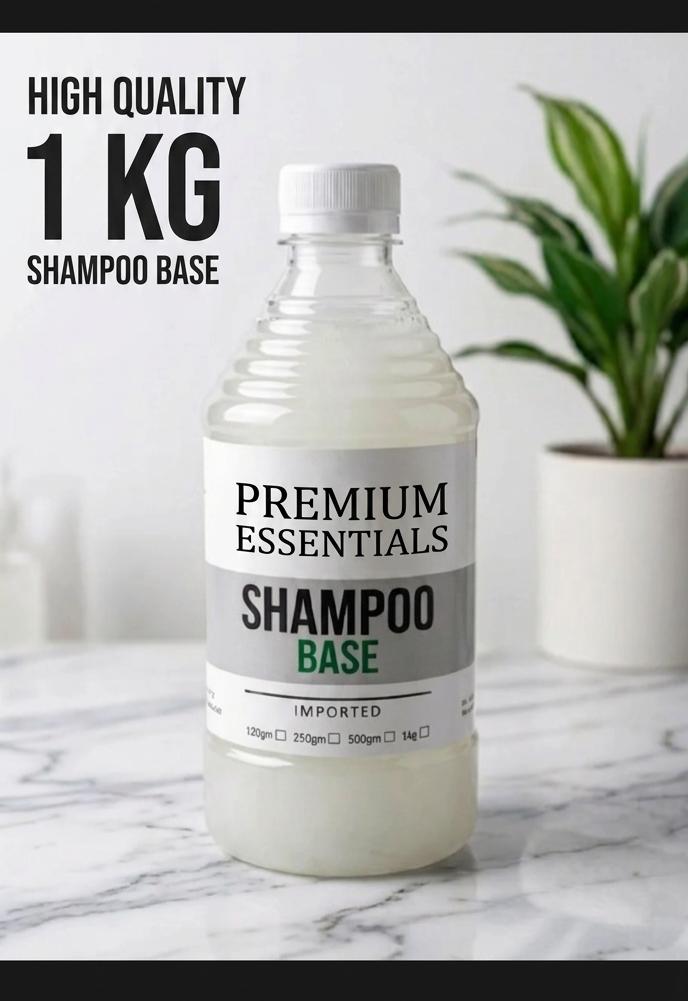 1Kg Premium Shampoo Base – Sulfate Free DIY Shampoo Making Base | High Foam Liquid Shampoo Base | Cosmetic Grade | Imported Quality