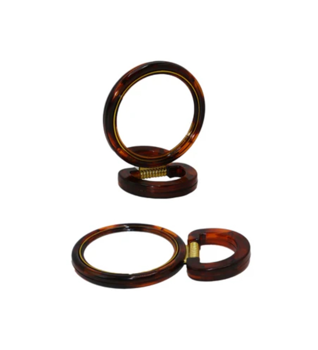 Double Both Sides Round Beauty Makeup Stand Mirror For Bathroom/Dressing Table/Shaving/Parlours & Salon 3 Sizes Are Available Small,Medium,Large