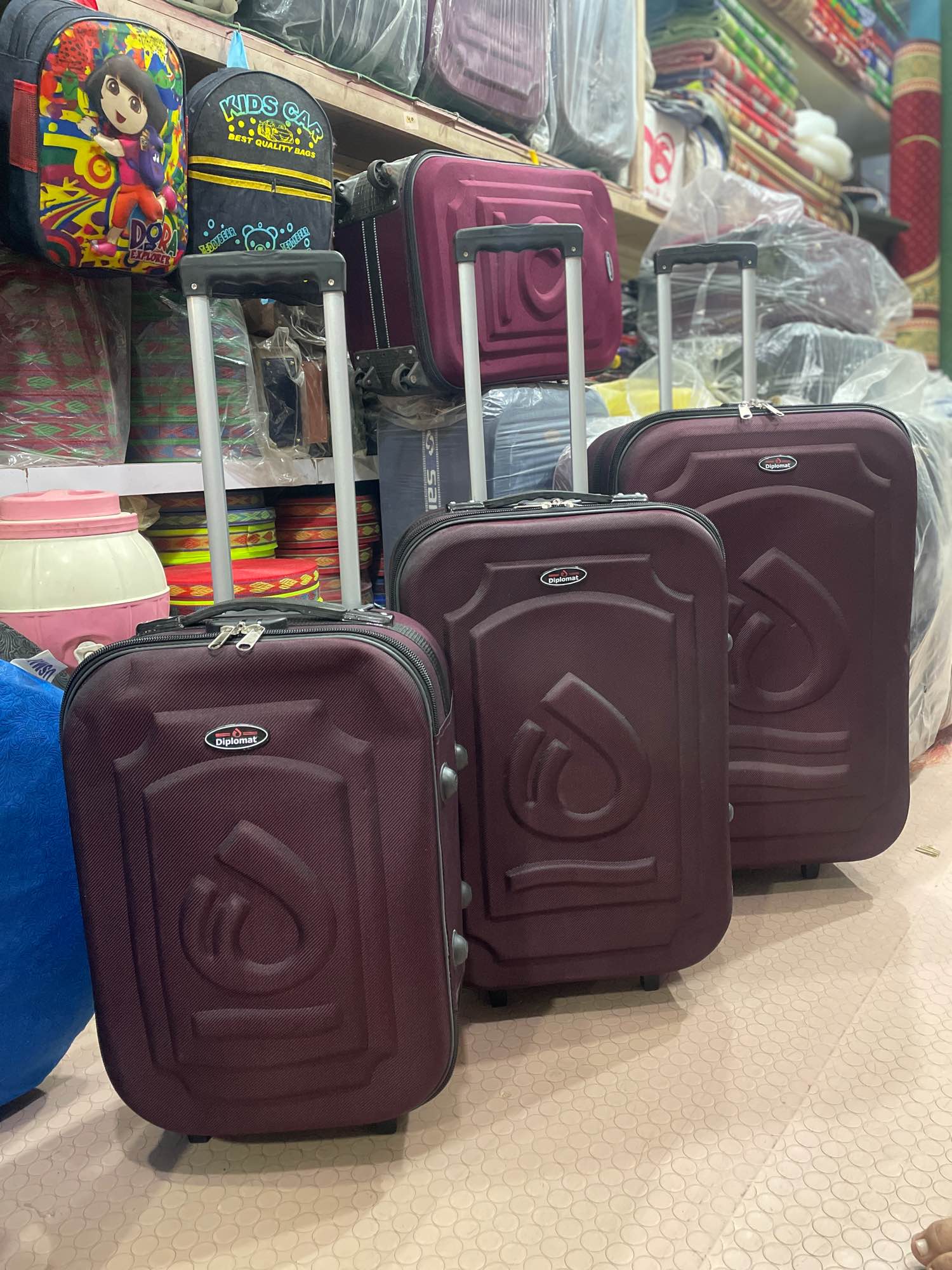 Best For 3 Pieces Luggage Set Travel Suitcase With Trolley Suitcase With Lockable