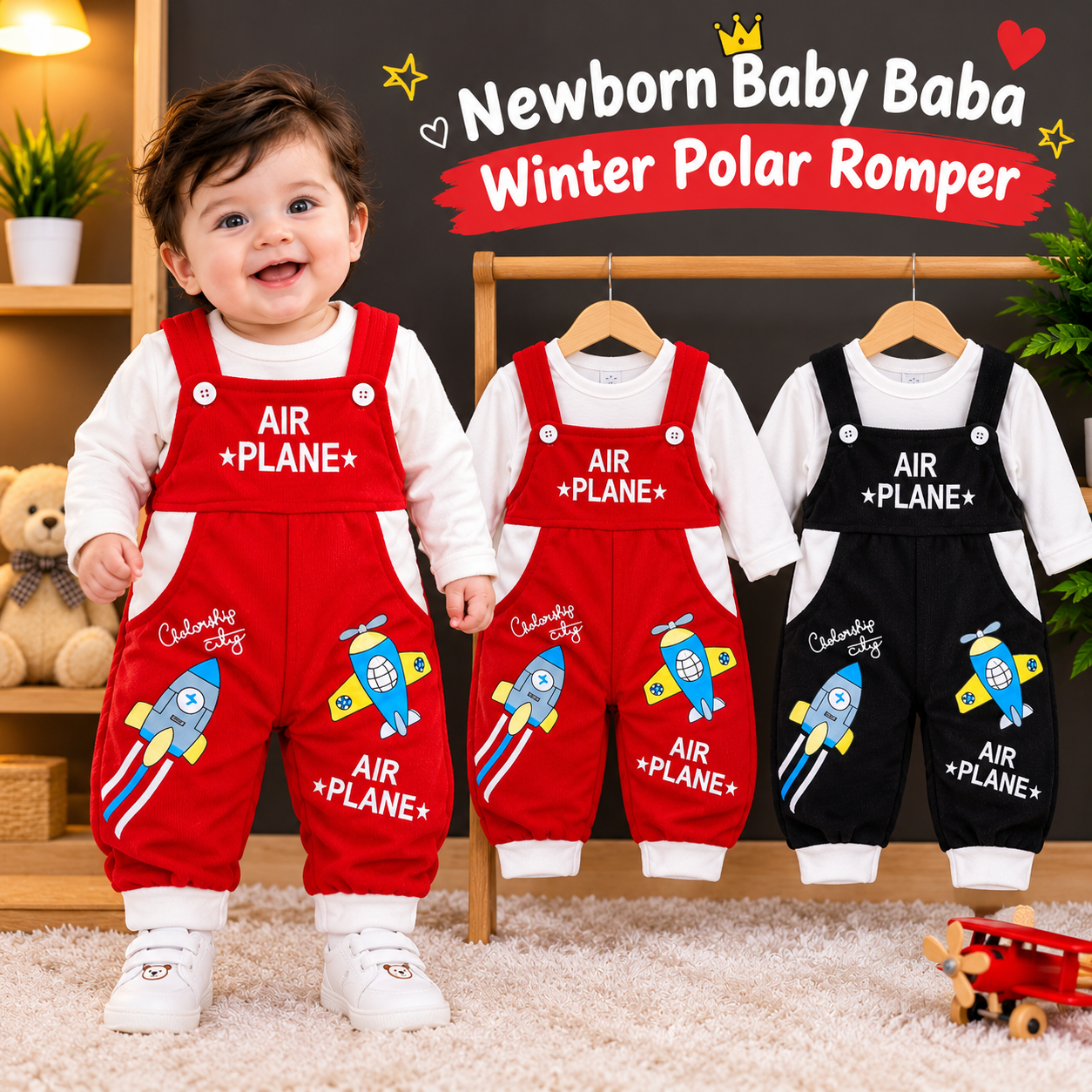 New Born Baby Romper - Multicolor - Best Quality - Good Fabric