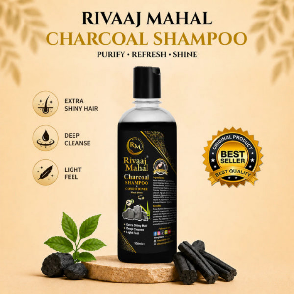 Rivaaj Mahal Shampoo Conditioner Plus Herbal Nourishment For Strong Shiny And Healthy Hair Gentle Daily Cleanser For All Hair Types