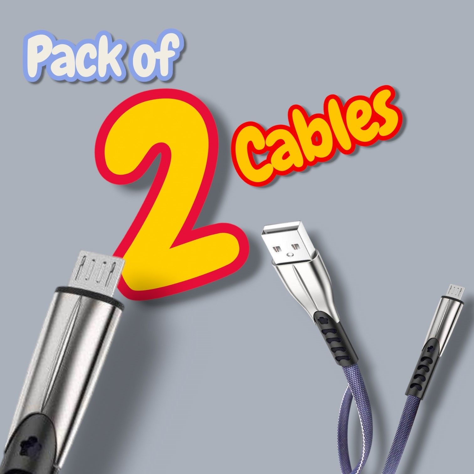 Micro usb fast charging and data transmission cable for mobiles.