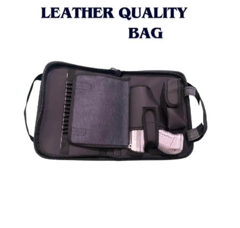 Leather Quality Travel Organizer Carry Bag with Multi Compartments