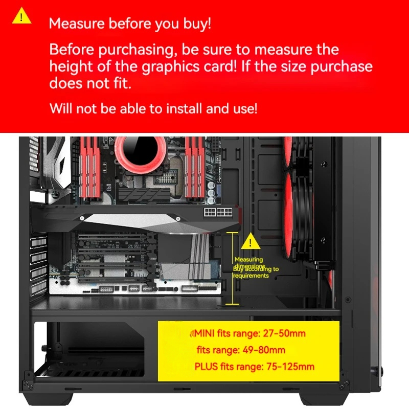 Graphics Card Support GPU Bracket Magnetic Protection Video Card Holder Stand Graphics Card Brace Computer Desktop Accessories
