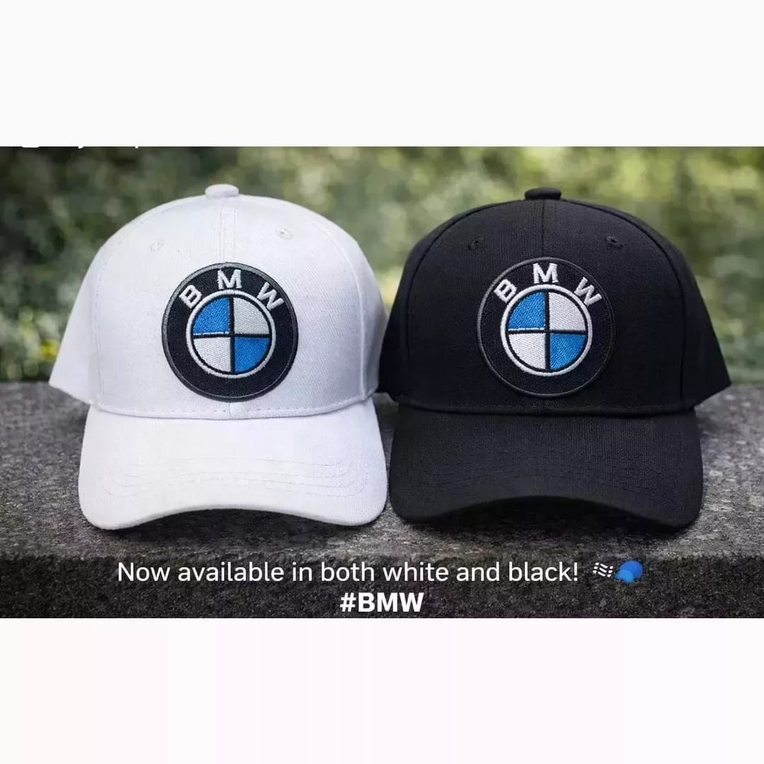 BMW Logo Premium Adjustable Cap For Men & Women – Stylish Black Baseball Cap