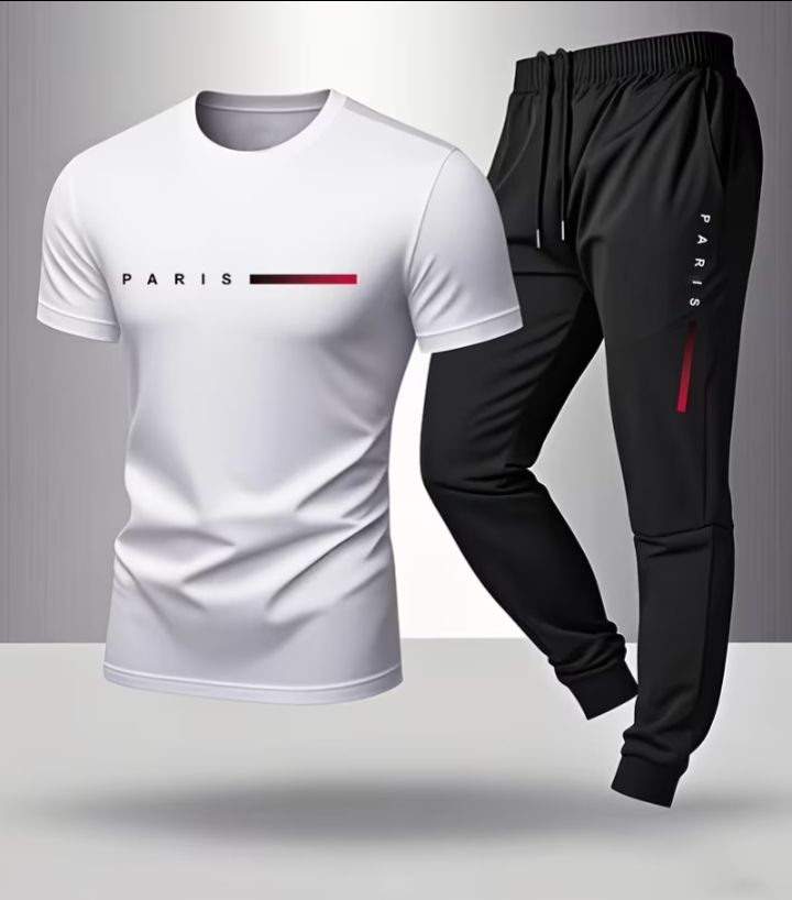 NEW TRENDY 🔥 D T F (STRONG & UNBREAKABLE REFLECTOR PRINTED) SUMMER TRACKSUIT FOR MEN _ SOFT AND COMFORTABLE FABRIC SUMMER TRACKSUIT FOR MEN - PREMIUM T SHIRT AND TROUSER SET PRINTED SUMMER TRACKSUIT FOR MEN_TRACKSUIT FOR BOYS. ( MULTIPLE COLORS)