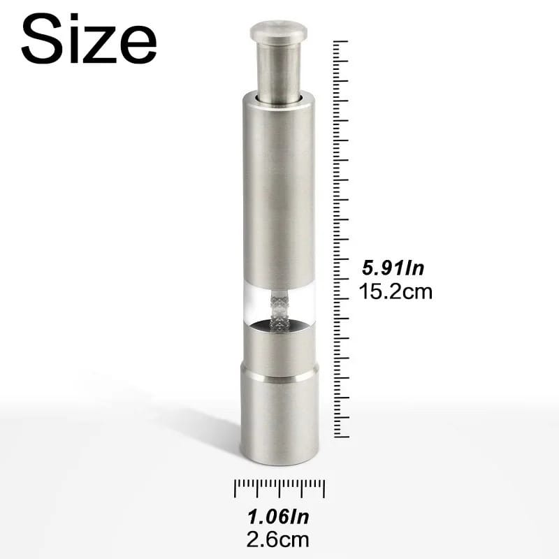 Stainless Steel Salt Pepper Mill