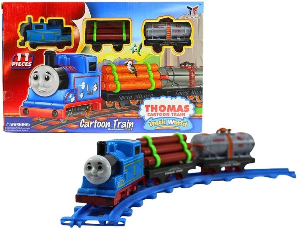 Thomas Cartoon Train - Track world (11 pieces)