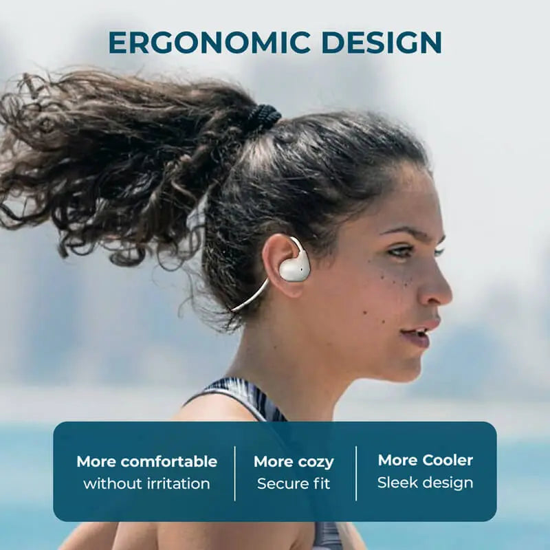 Pro Air Neck Hanging Wireless Earphone Neckband Headset_Best For Running, Gym, Driving, Cycling_Smoth Sourouned 9D Stereo Sound l_Touch Sensor_Unique Design