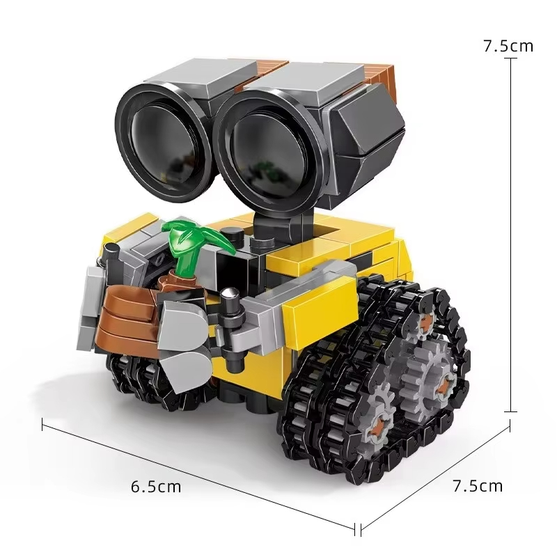 Mini Wally Building Blocks Kit MOC Multi Joint Movable Classic Movie Model Building Blocks Assembly Children's Toys Rising 