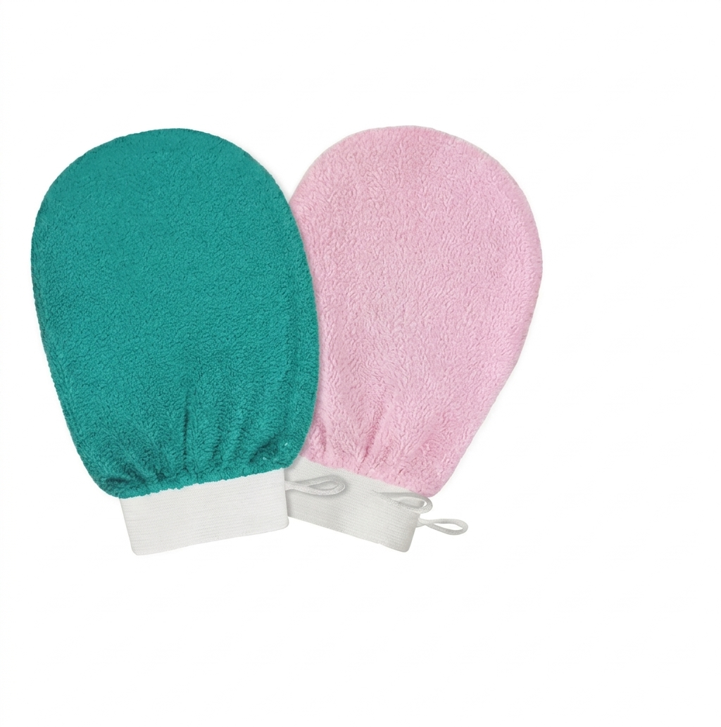 Exfoliating Gloves–Korean Exfoliating Mitts to Visibly Lift Away Dead Skin, Revive Glove & Body Exfoliator, Cleanse Dead or Dry Skin, Ideal Skincare Kit for Women & Men