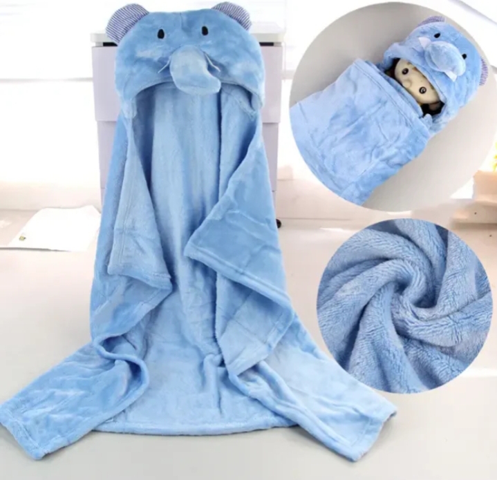 Cute Baby Blanket/Newborn Baby Wrap Swaddling Animal Blankets