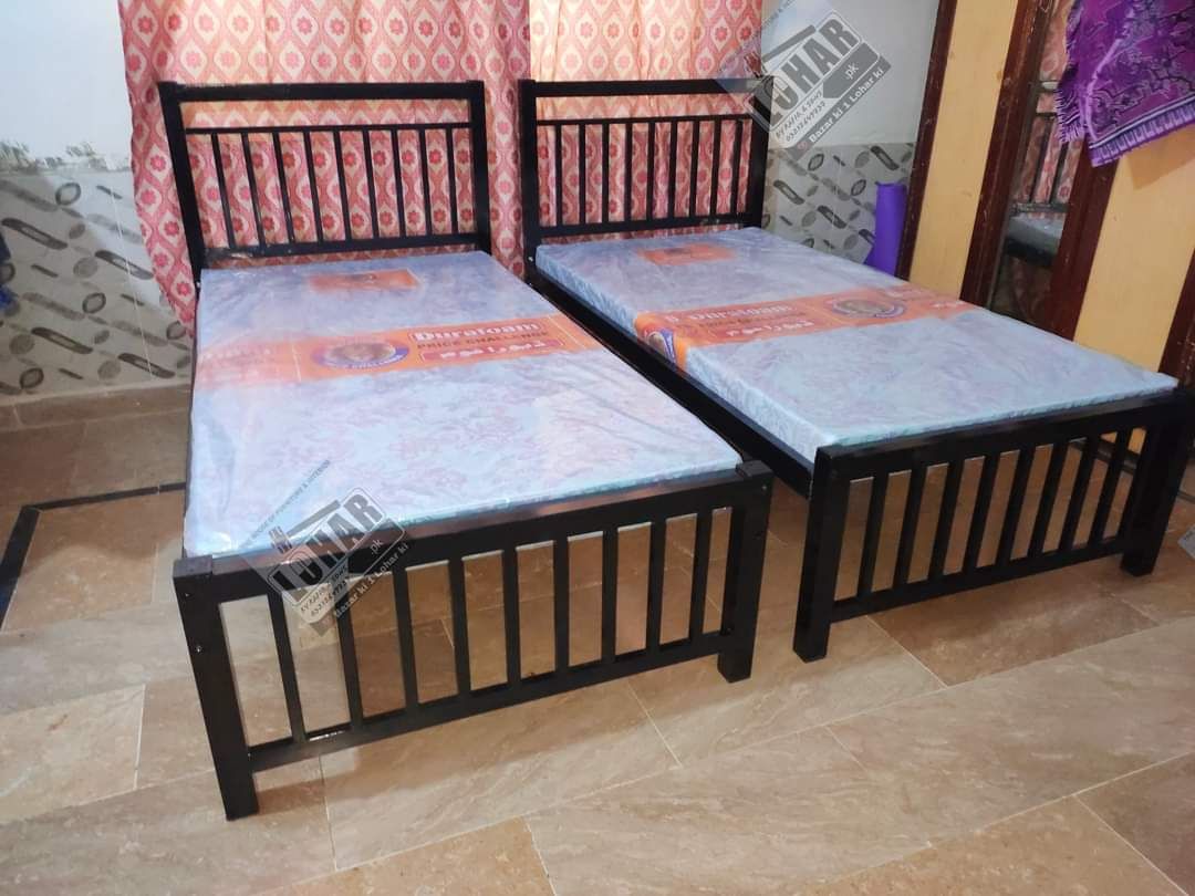 Iron Single Bed / Metal Twin Size Bed