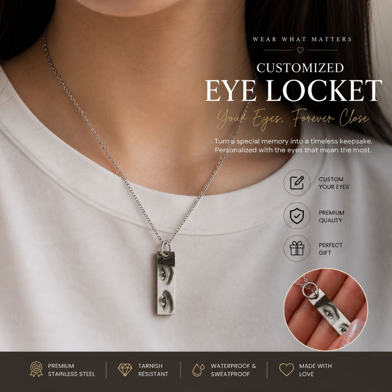 customized Eye Locket