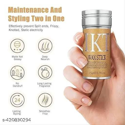 IKT Hair Wax Stick, Styling Wax for Smooth Wigs