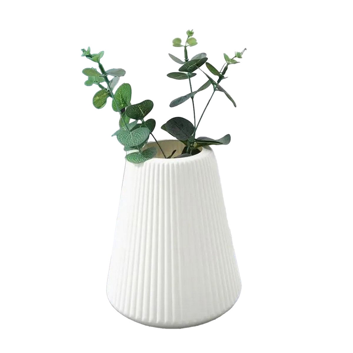 New Modern Style Vase for Room Decor & Artificial flowers (Pack of 2)