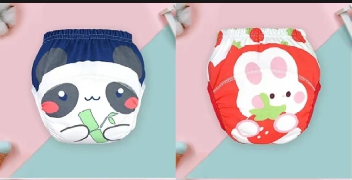 Cute Baby Reusable Diapers 6 Layer Waterproof Reusable Cotton Diapers Breathable Training Shorts Underwear Cloth Pants Nappy New