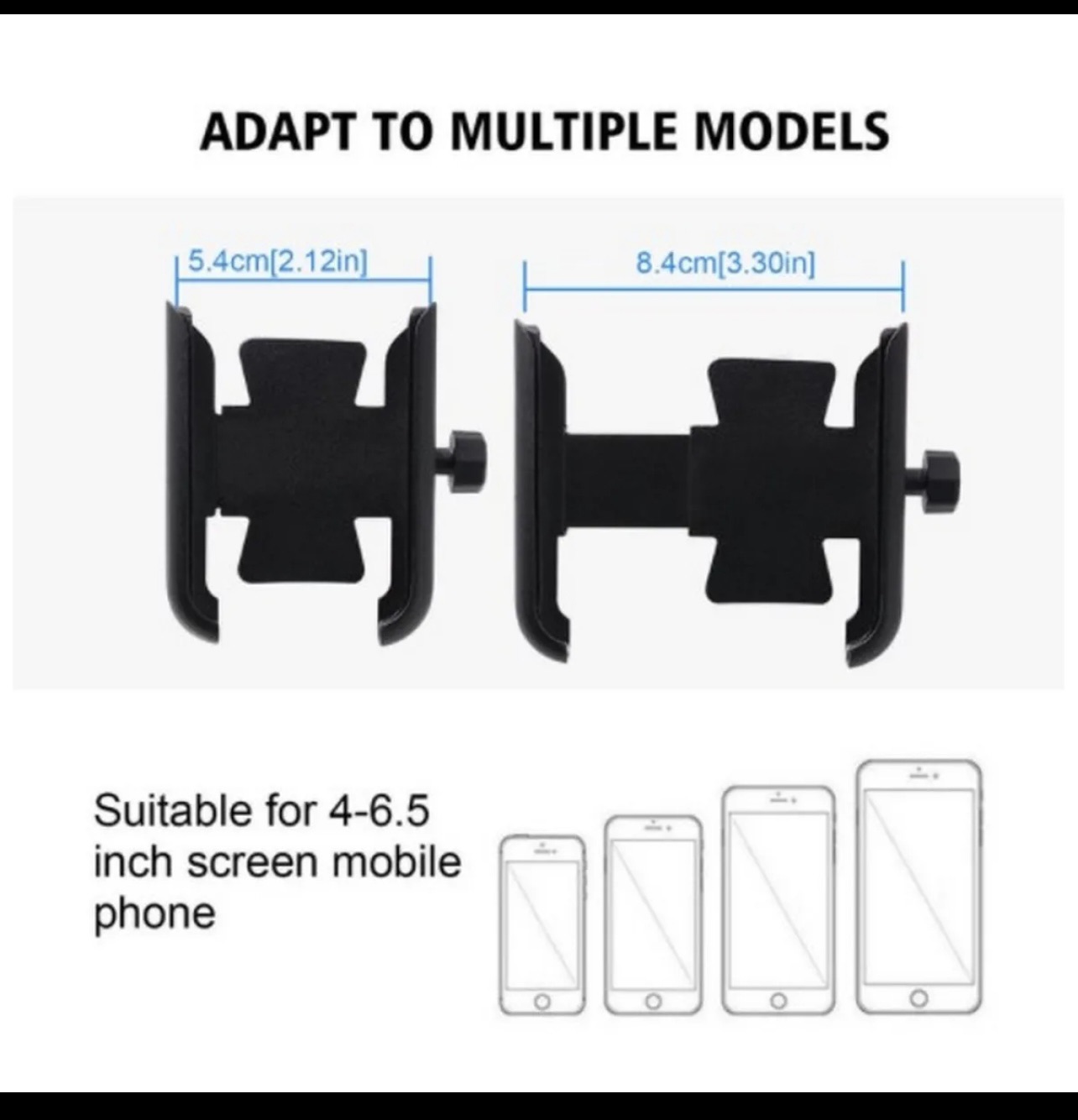 Alumunium Motorcycle & Bike Mobile Phone Holder Stand Mount Bicycle Motorcycle Holder For Handlebar Universal 360 Rotation Bike Phone Support