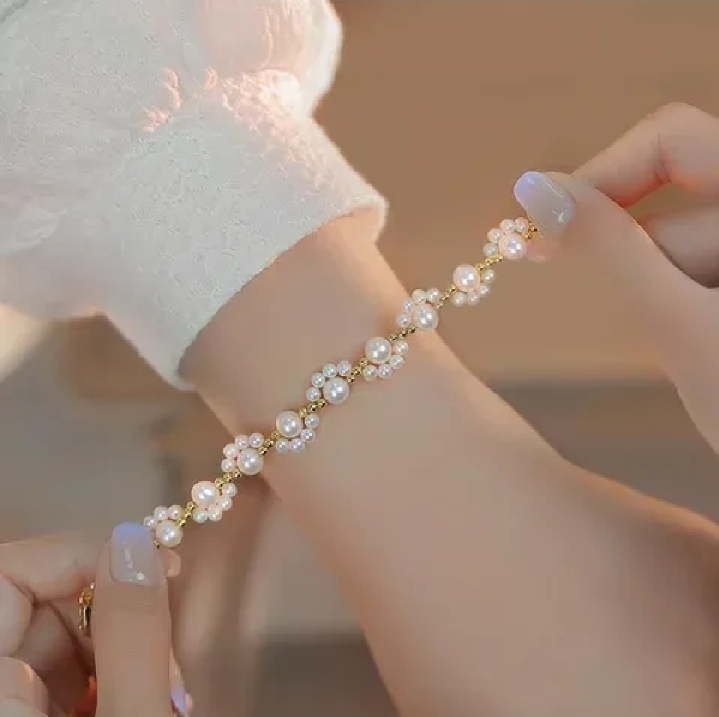 Delicate Pearl Bracelete For Girls - Pearl Bracelete - Bracelete
