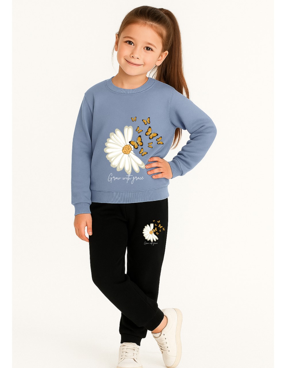 ‎Sweatshirt And Pajama/Trousers For Kids Baby Boys And Baby Girls Imported Comfy Winter Warm Top Clothes Sets Dresses Outfit Traksuit
‎