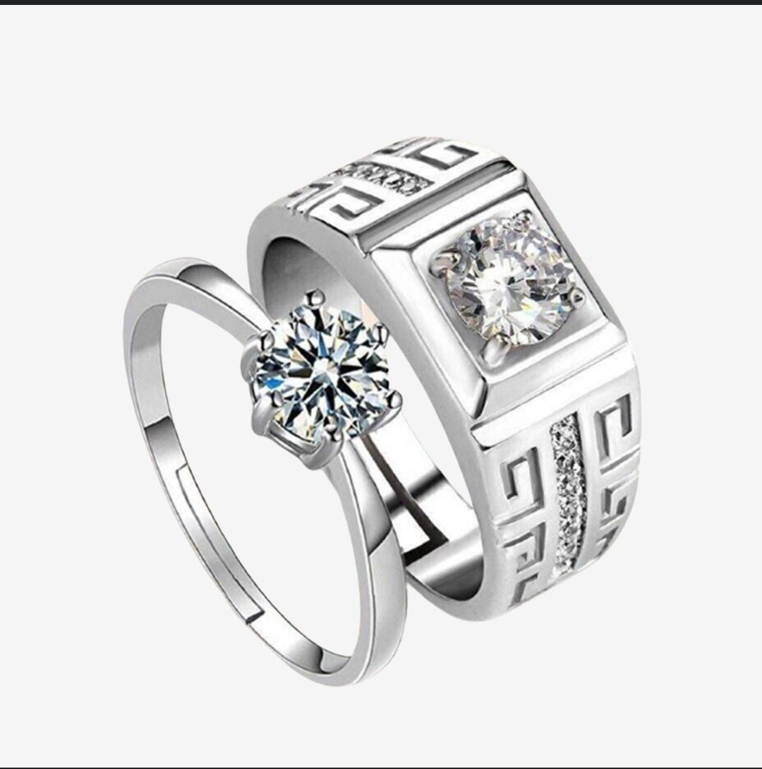 Couple Ring  Engagement Party Casual Accessory
Gift Luxury Jewelry