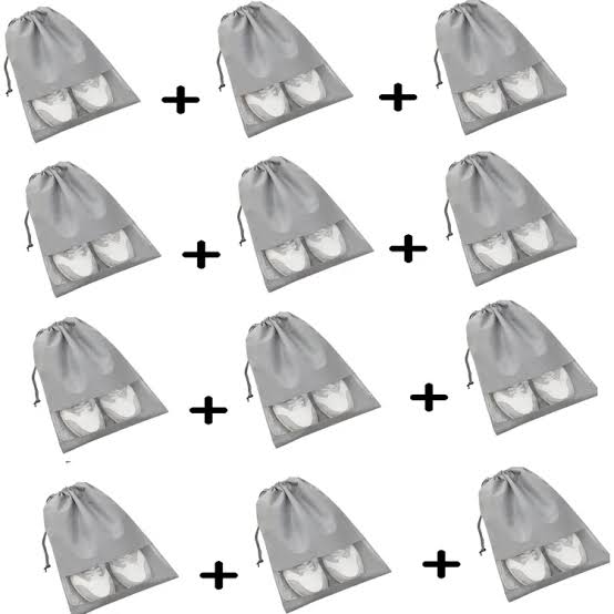 pack of 12 _Trevel shoes storage bag