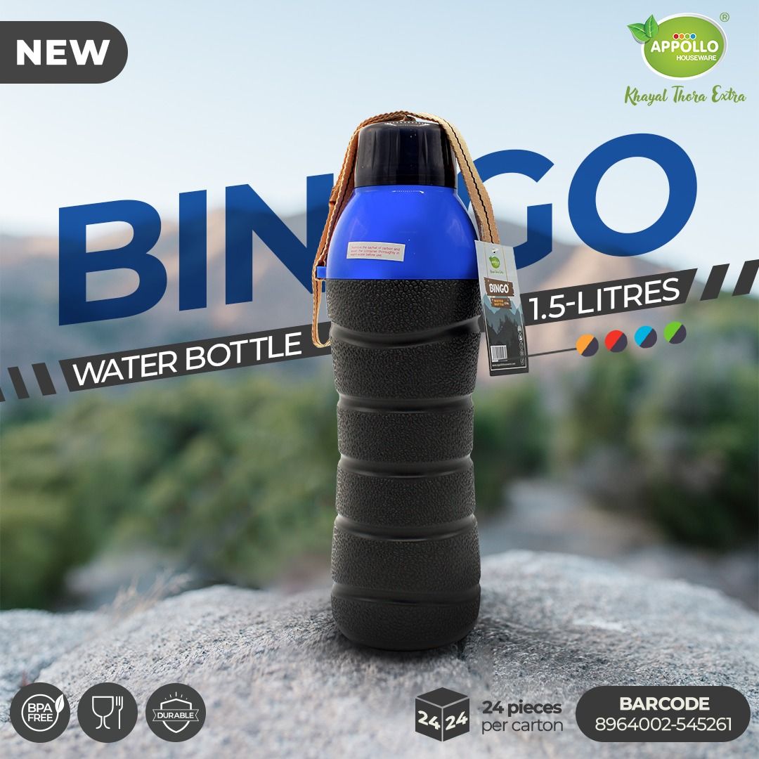 Hot and Cool Bingo Water Bottle 1.5 Litres Daraz.pk