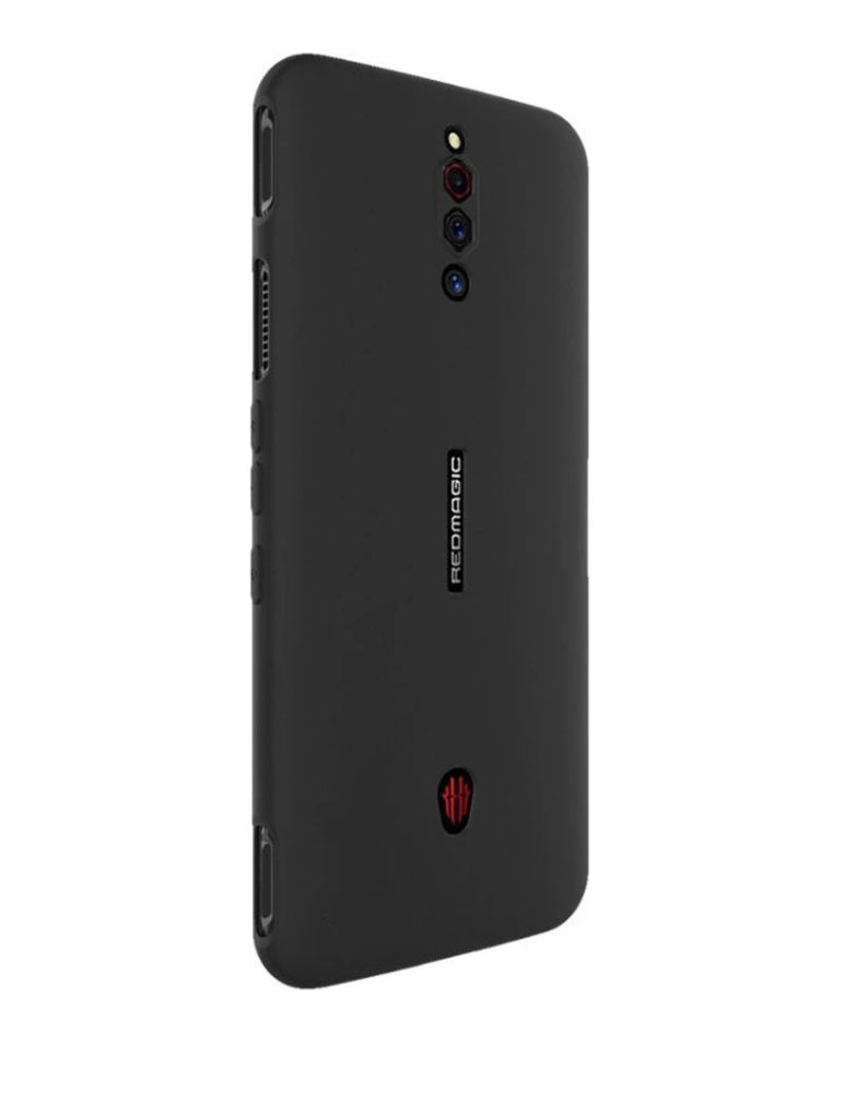 For ZTE Nubia Redmagic 5G / Redmagic 5S version Solid Color Liquid Silicone Dropproof Full Coverage Phone Case (Black)